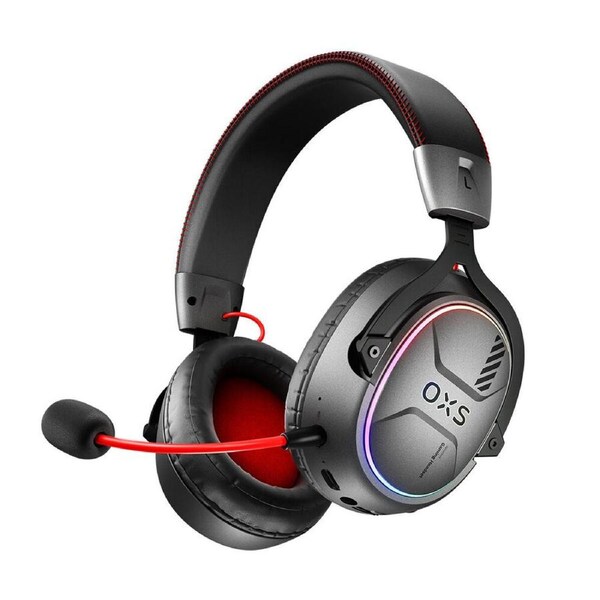 OXS Storm G2 Wireless Rechargeable Gaming Over The Ear Headset/Headphones Black