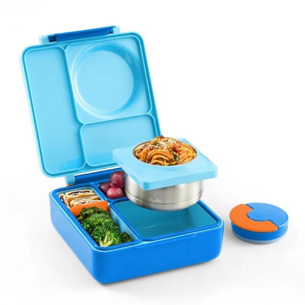 OmieBox Hot & Cold Bento Box Blue Sky