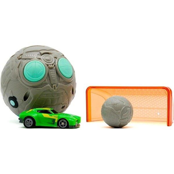 Rocket League Toy Micro RC Dominus Car with Goal 2.4GHz Light Up in Green