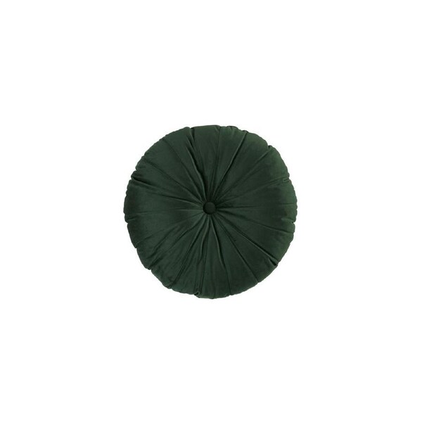 KAAT Amsterdam Mandarin Dark Green Round Filled Cushion 40cm Diameter