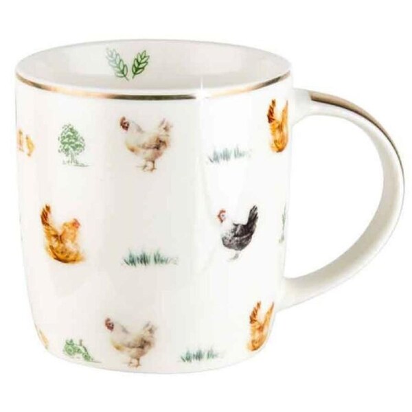 Farm Lane Mug - Chickens