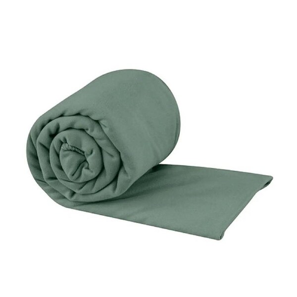 Sea to Summit Pocket Towel Large Sage: Quick-Drying and Compact Size