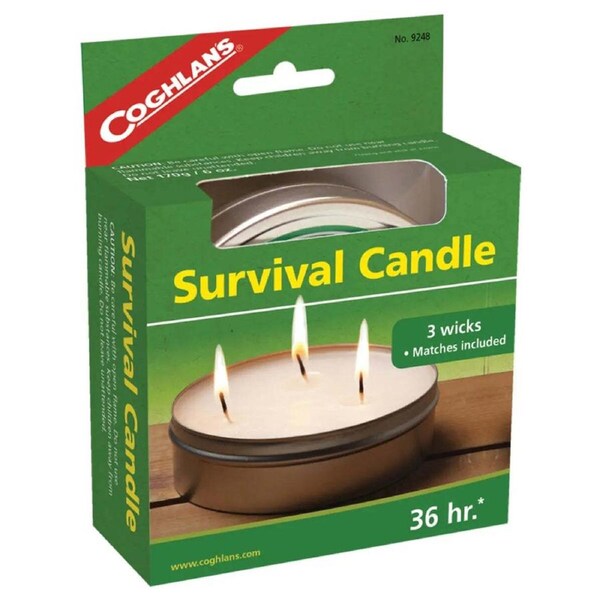 Coghlan's 36-Hour Survival Candle: Your Essential Emergency Illumination Tool