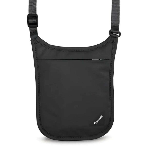 Pacsafe Coversafe V75 RFID Blocking Neck Pouch - Black