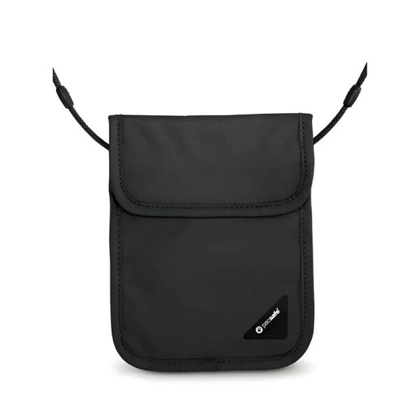 Pacsafe Coversafe X75 RFID Blocking Neck Pouch - Black