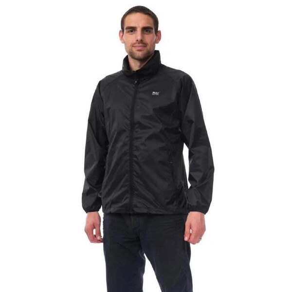 Mac in a Sac 2 Waterproof Packaway Jacket Size S Jet Black
