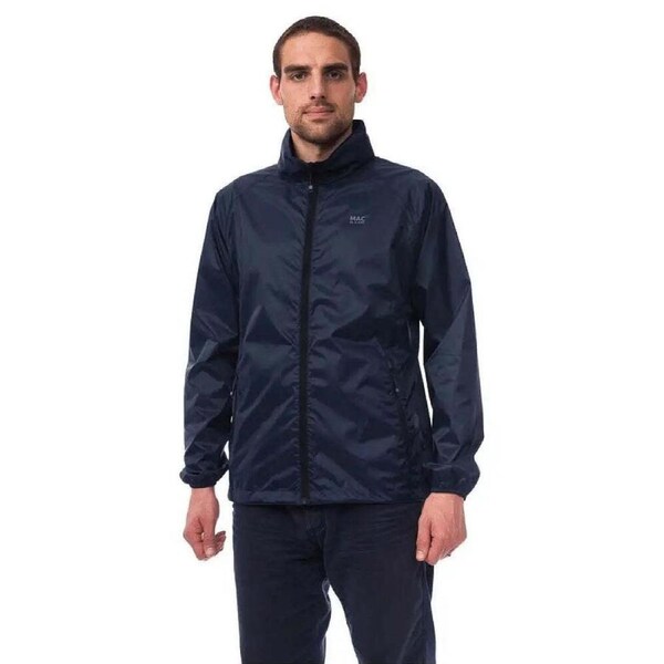 Mac in a Sac 2 Waterproof Packaway Jacket Size M Navy