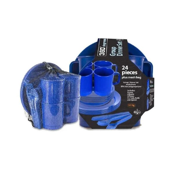 360 Degrees Group Dinner Set - 24 Pieces