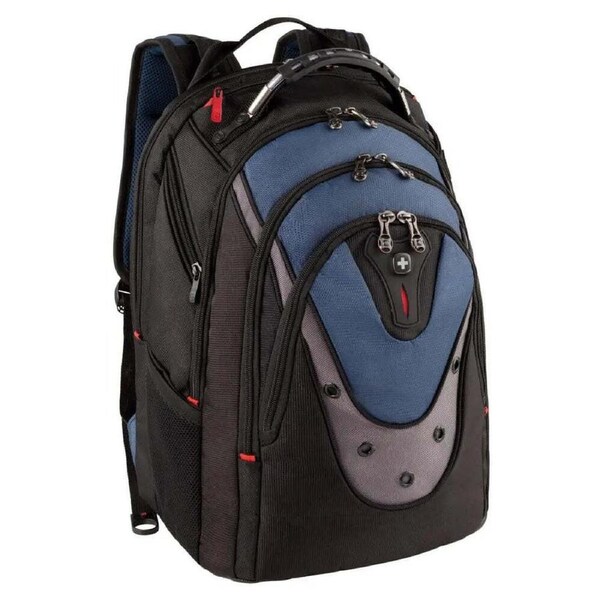 Wenger Ibex 17" Laptop Backpack with Tablet Pocket Black/Blue