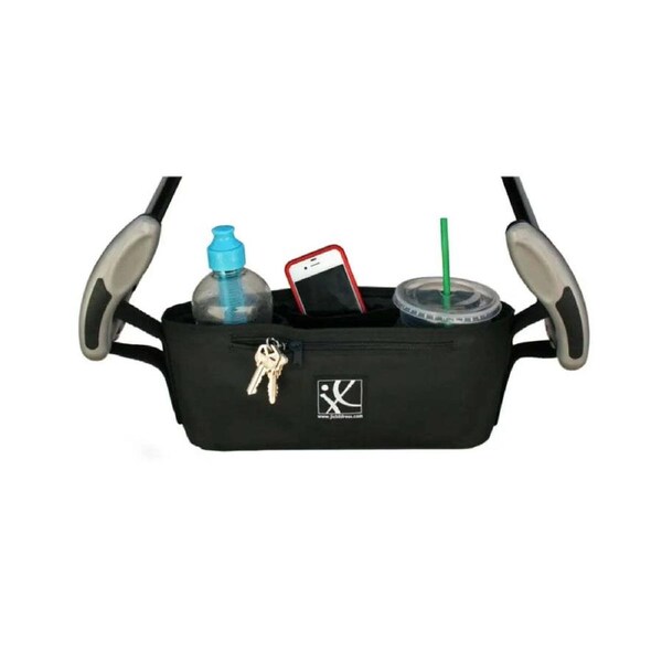 JL Childress Cargo 'N Drinks Parent Tray Stroller Organiser - Black