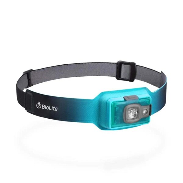 BioLite HeadLamp 200 Lumen Ultra-Lightweight Rechargeable USB Headlamp Teal