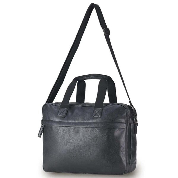 Tosca Vegan Leather Laptop Business Bag - Black