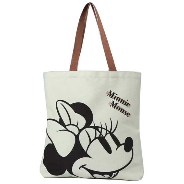 Disney Minnie Canvas Shopper - Mouse Print