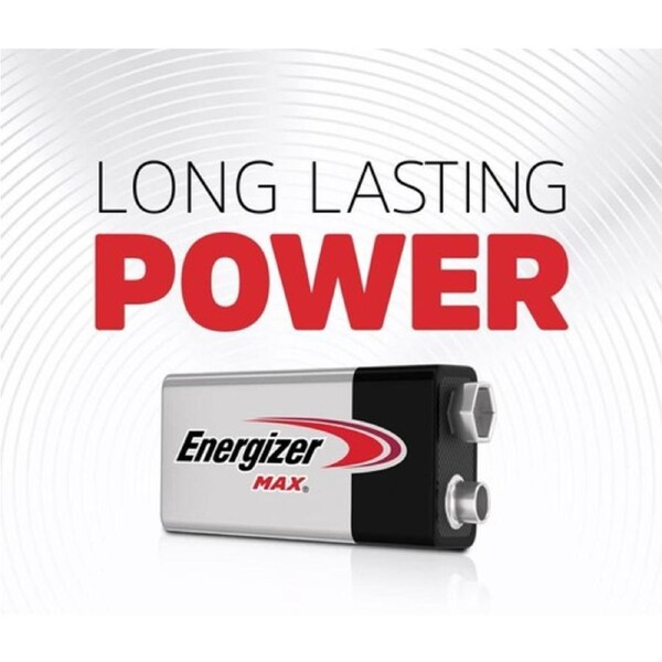 Energizer Max 9V Alkaline Batteries 8 Pack