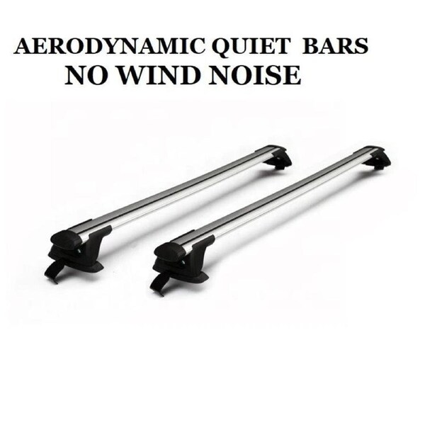 2xSilver Roof racks for Honda CRV 2012 -June 2017 Fits Nake roof / Aerodynamic Cross bars