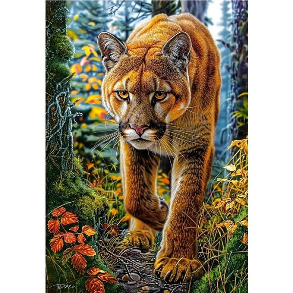 Castorland - Mountain Lion In The Forest Puzzle 1500pc