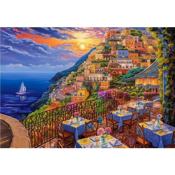 Castorland - Romantic Positano Evening Puzzle 1500pc