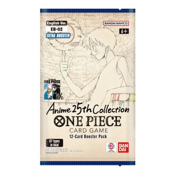 One Piece Card Game Single Extra Booster Pack EB-02 Anime 25th Collection