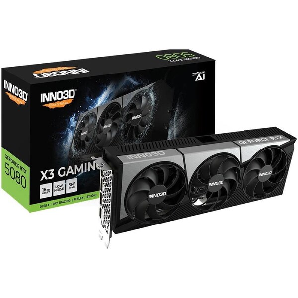 INNO3D nVidia GeForce RTX 5080 X3 GAMING OC 16GB GDDR7 Graphics Card