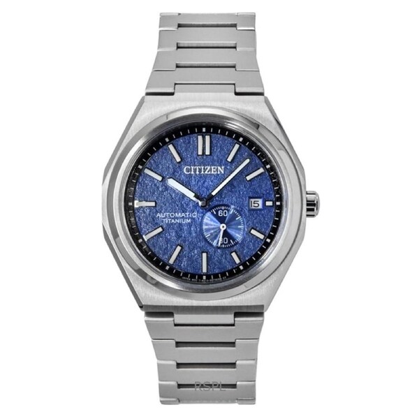 Citizen Zenshin Super Titanium Blue Dial 21 Jewels Automatic NJ0180-80L 100M Men's Watch