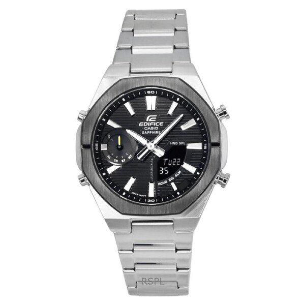 Casio Edifice Analog Digital Bluetooth Smartphone Link World Time Stopwatch Timer Quartz ECB-S10DB-1A 100M Men's Watch