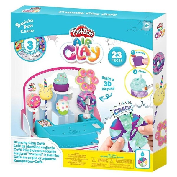 Play-Doh Air Clay Crunchy Clay Cafe Playset