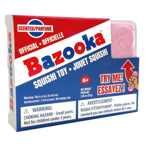 Bazooka Joe Gum Scented Squishi Toy