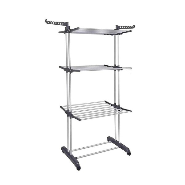 Foldable Garment Hanger Clothes Airer Drying Rack Laundry Support Horse Stand