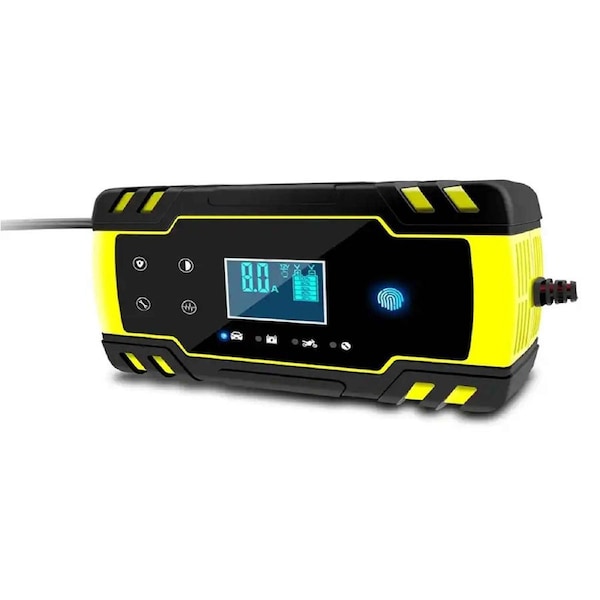 8A 12V/24V Car Battery Charger Trickle Smart Repair Motorcycle Caravan Boat