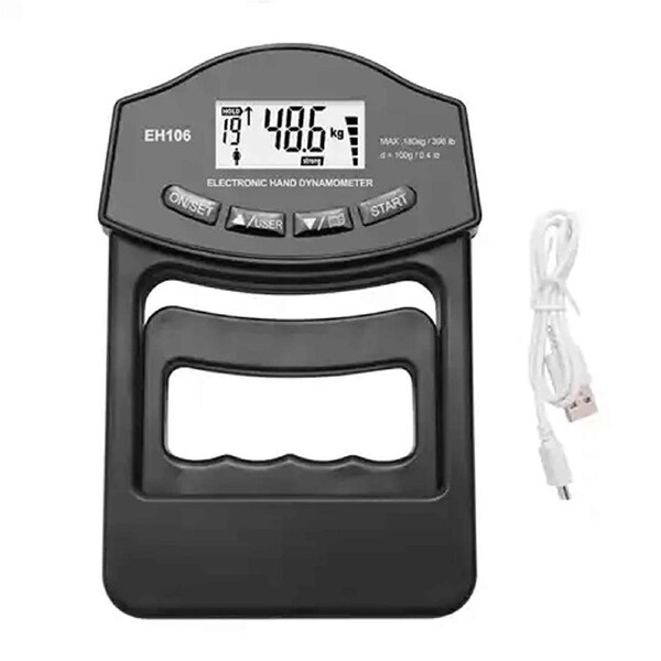 Grip Strength Tester 396Lbs/180Kg Digital Hand Dynamometer Grip Strength