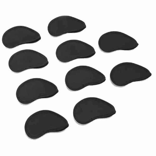 10Pcs Golf Head Cover Club Iron Putter Head Protector Neoprene Covers Set Black