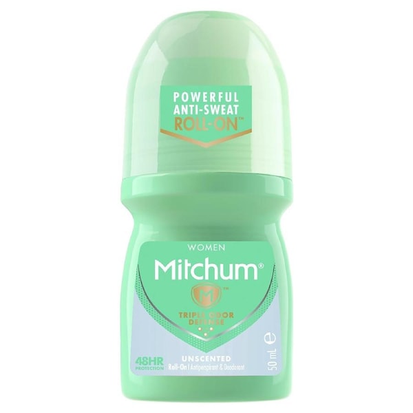 Mitchum for Women Anti-Perspirant Deodorant Unscented Roll On 50ml