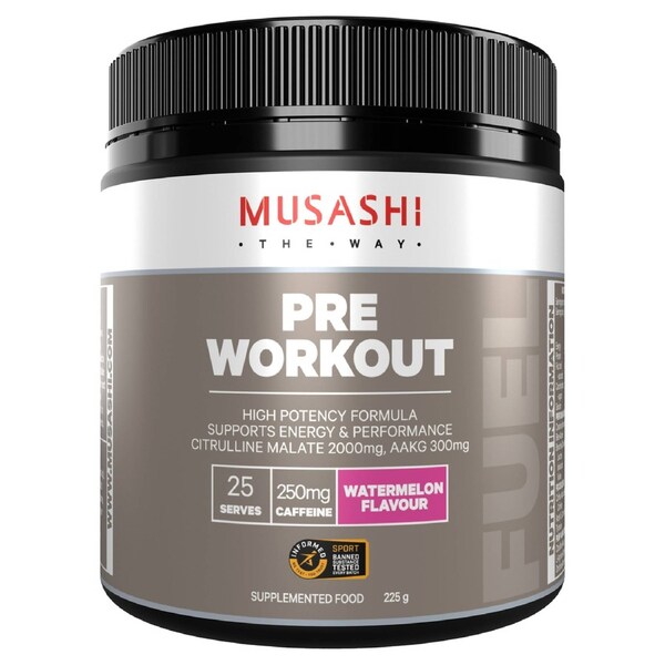 Musashi Pre Workout Watermelon 225g