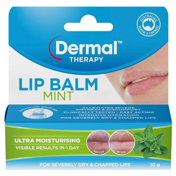 Dermal Therapy Lip Balm Mint 10g
