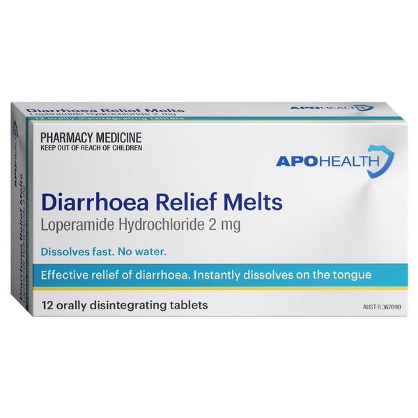 APOHEALTH Diarrhoea Relief Melts 12 Tabs