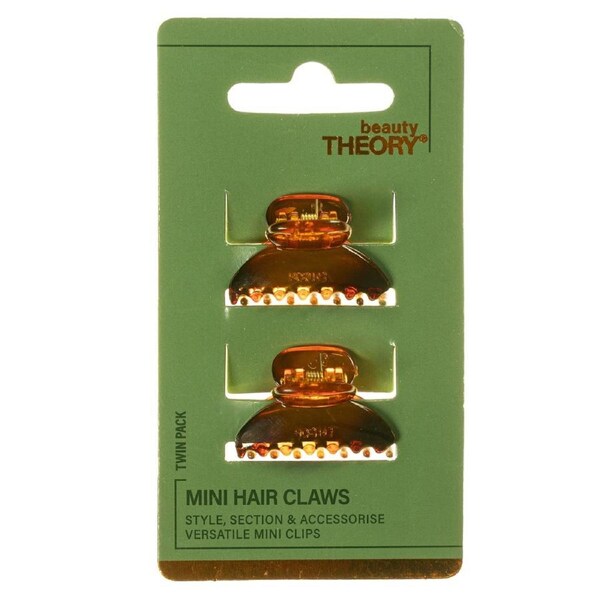 Beauty Theory Mini Hair Claw Twin Pack