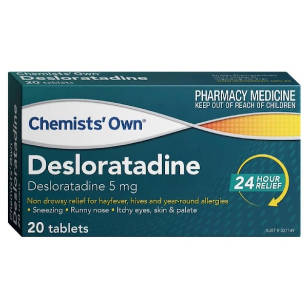 Chemists' Own Desloratadine 5mg 20 Tablets