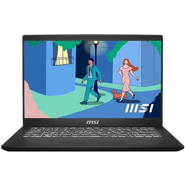 MSI Modern 14 C7M Laptop 14" - AMD Ryzen 5 7430U 2.3GHz - 512GB - Classic Black - 8GB RAM - 14 Inch - Refurbished (Premium Condition)