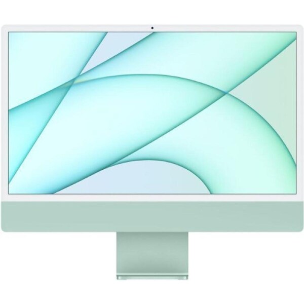 Apple iMac 2021 M1 (Two ports) 24" - Apple M1 chip 8-core CPU - 256GB - Green - 8GB RAM - 24 Inch - Refurbished (Excellent Condition)