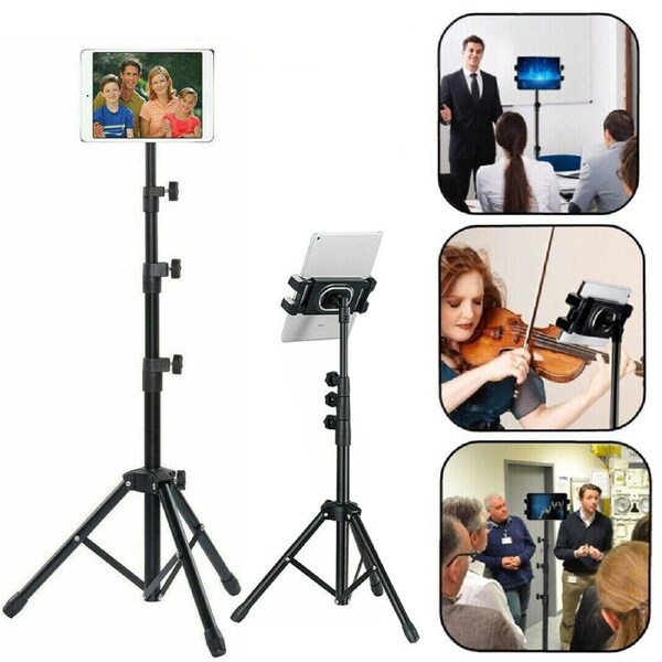 P&P Adjustable Universal Tripod Tablet Stand Holder Music Foldable Bracket for iPad