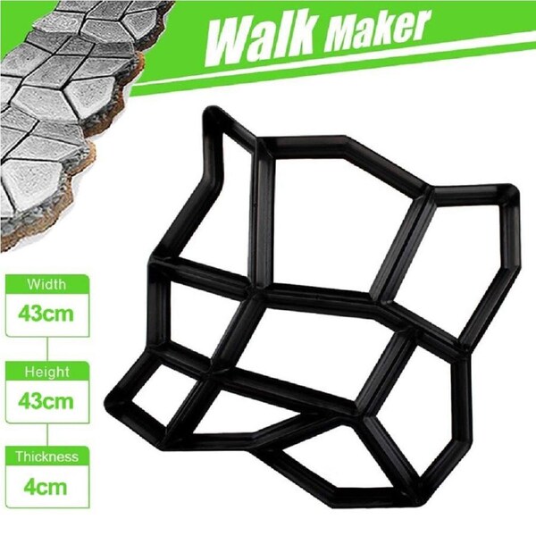 P&P Large 43*43CM Path Maker Mold Patio Garden Road Paving Easy Building Tool Mould