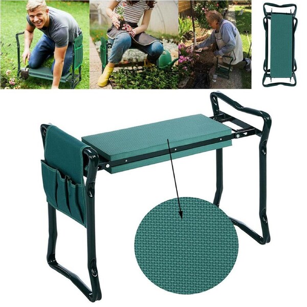 P&P Soft Thick EVA Kneeling Pad Garden Kneeler and Seat with Gardening Work Tool Bag