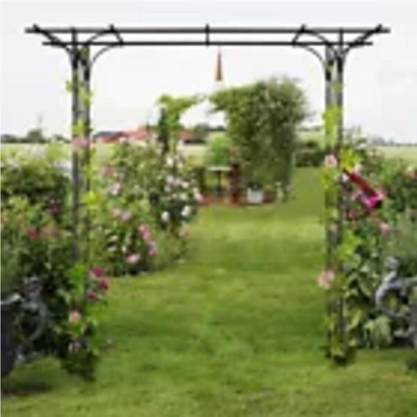 P&P Super Strong Metal Garden Arches Climbing Plants Arbors White Wedding Arch Decor