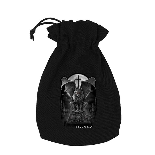 Q Workshop - Anne Stokes - Dice Pouch - Gargoyle