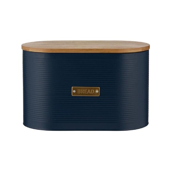 Typhoon Living Otto Bread Bin 10.5 Litre Navy