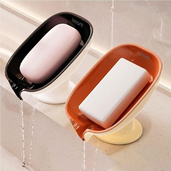3 Pack Soap Holder Self Draining Soap Dish Holder Suction Cup Soap Holder