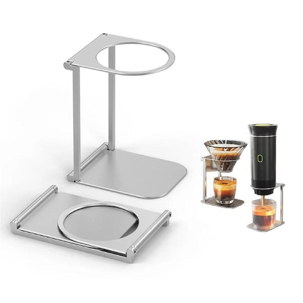 Foldable Coffee Drip Holder Aluminum Alloy Support Stand For Coffee Machine