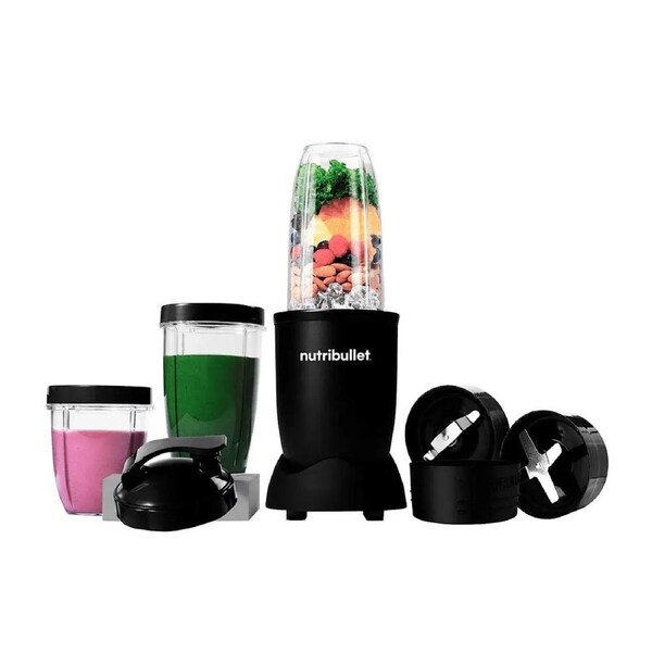 NutriBullet Smoothie Shake Maker - 900W Blender Fruit Vegetable Juice Extractor Nuts Seeds Frozen Fruit