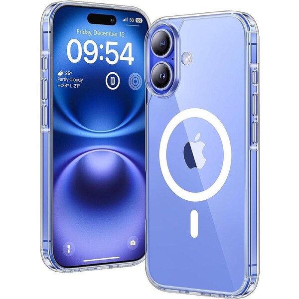 Clear Magsafe Case For iPhone 16 Magnetic Wireless Charging