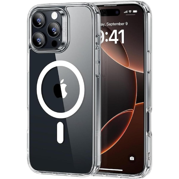 Clear Magsafe Case For iPhone 16 Pro Max Magnetic Wireless Charging